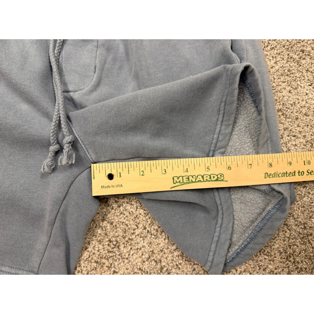 PacSun Sweat Shorts Small Blue Fleece Drawstring Casual Lounge Athletic Shorts - Picture 6 of 7